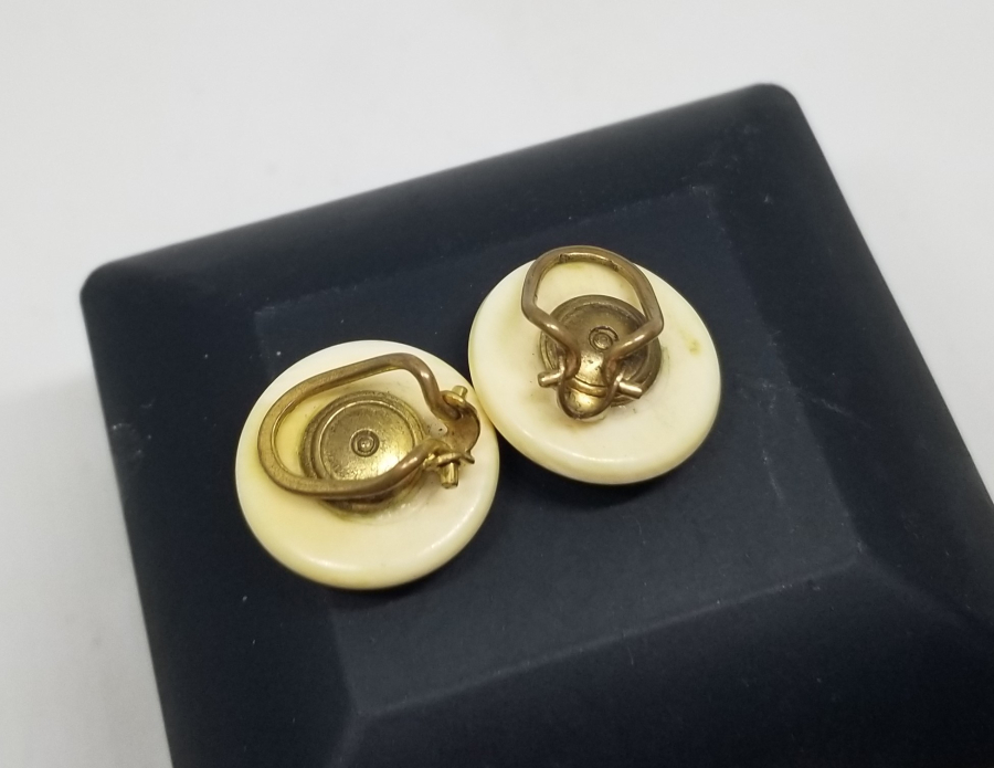 ANTİKA FİLDİŞİ KÜPE