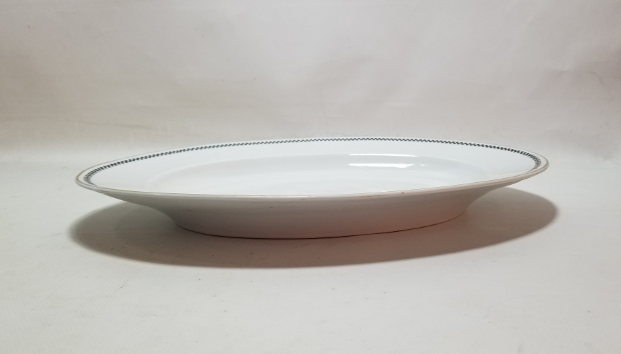 ARKASI OSMANLICA YAZILI ÇOK NADİR ŞİRKET-İ HAYRİYE İZMİR YAZILI SALATA TABAĞI