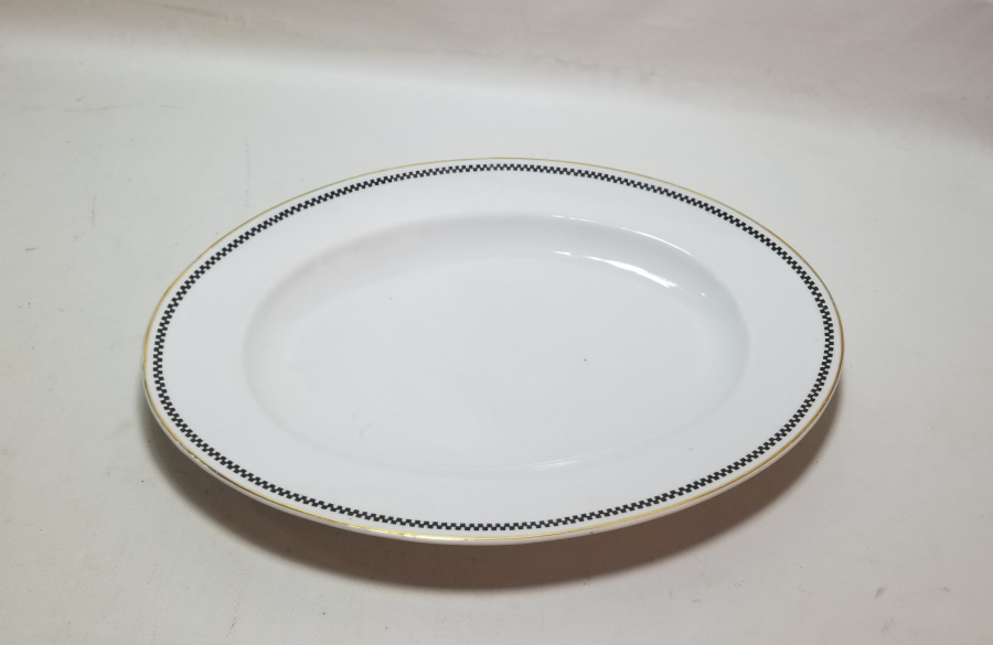 ARKASI OSMANLICA YAZILI ÇOK NADİR ŞİRKET-İ HAYRİYE İZMİR YAZILI SALATA TABAĞI