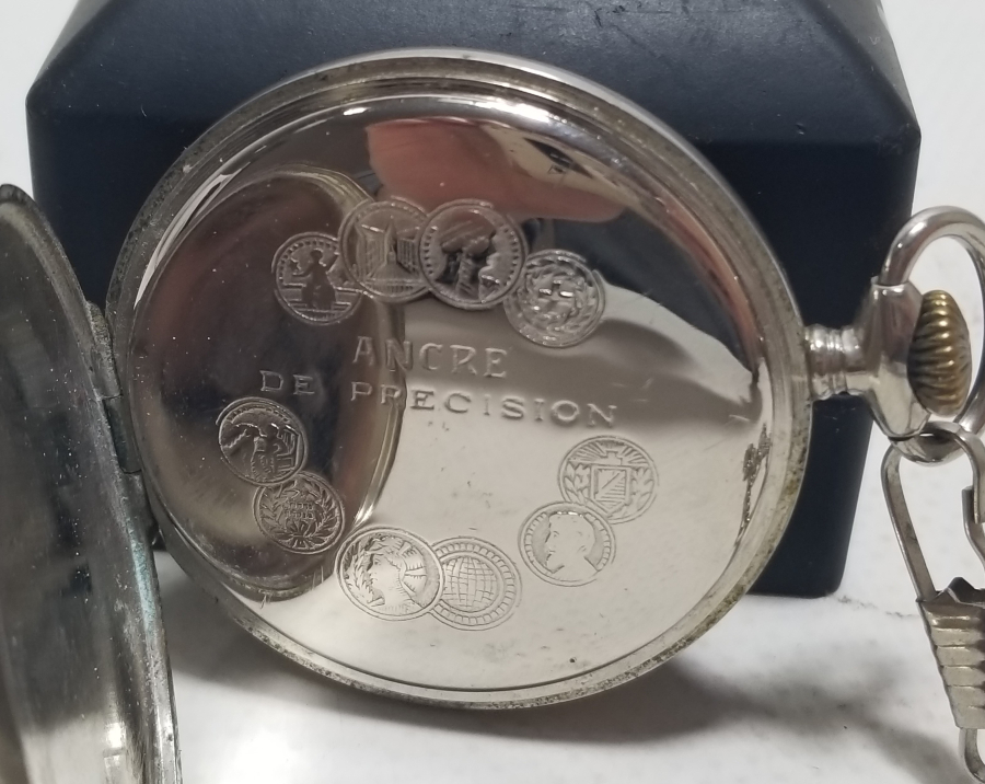 DEVLET DEMİR YOLLARI İÇİN YAPILMIŞ HISLON MARKA KURMALI ANTİKA CEP SAATİ