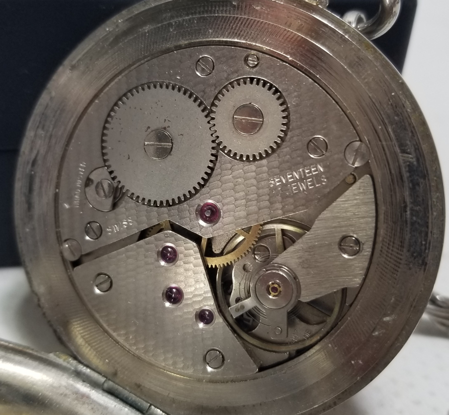 DEVLET DEMİR YOLLARI İÇİN YAPILMIŞ HISLON MARKA KURMALI ANTİKA CEP SAATİ