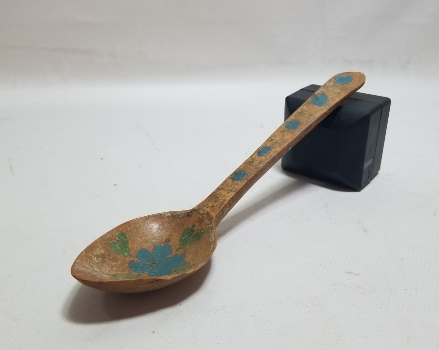 EL BOYAMA ANTİKA TAHTA KAŞIK