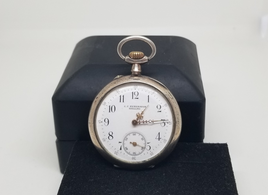 GÜMÜŞ KASA ANTİKA CEP SAATİ