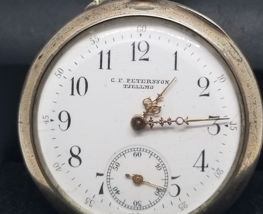 GÜMÜŞ KASA ANTİKA CEP SAATİ