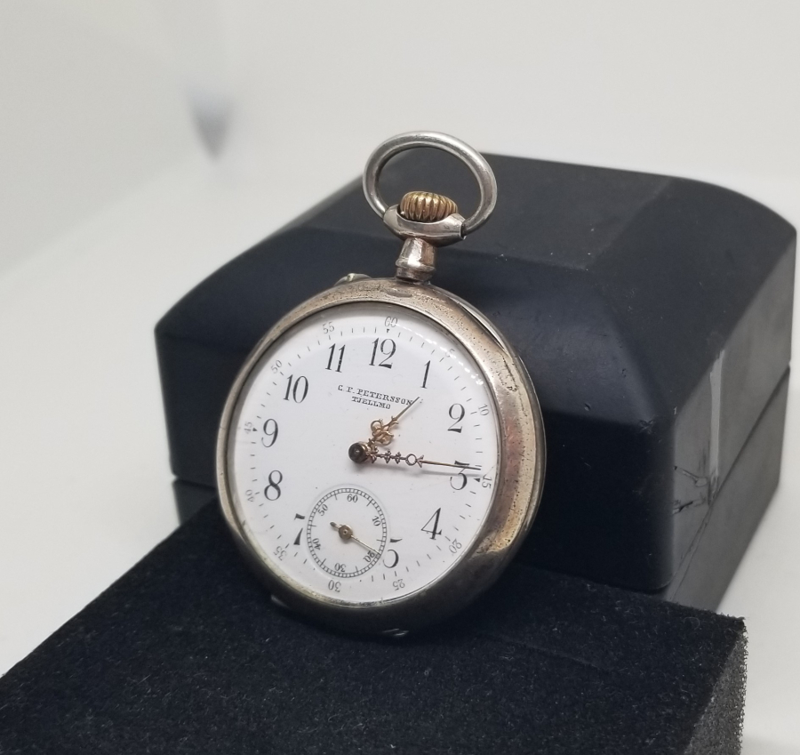 GÜMÜŞ KASA ANTİKA CEP SAATİ