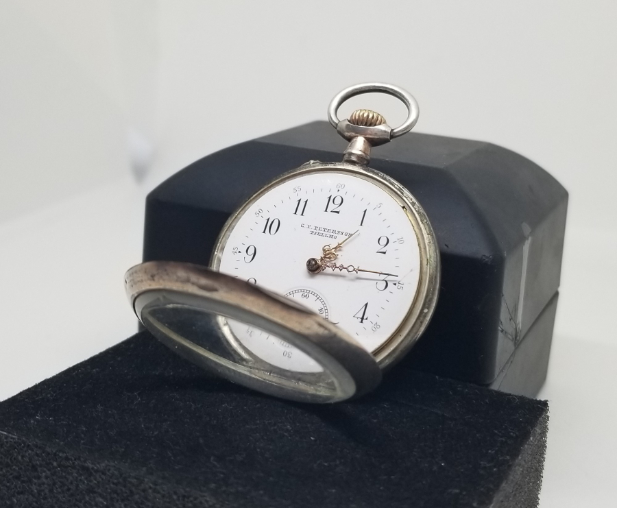 GÜMÜŞ KASA ANTİKA CEP SAATİ