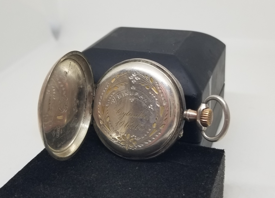 GÜMÜŞ KASA ANTİKA CEP SAATİ