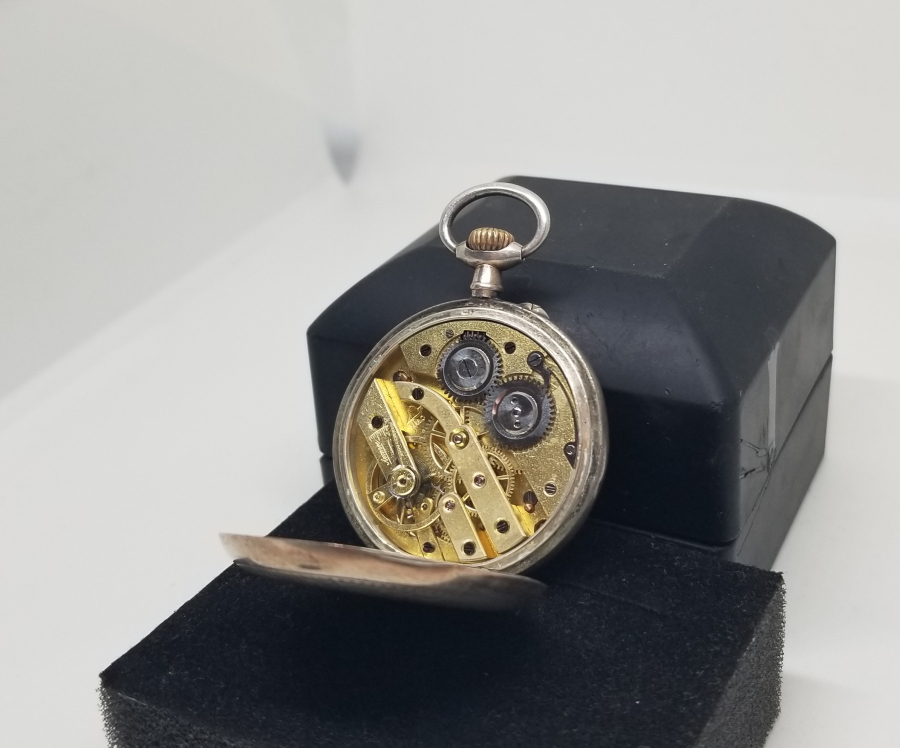 GÜMÜŞ KASA ANTİKA CEP SAATİ