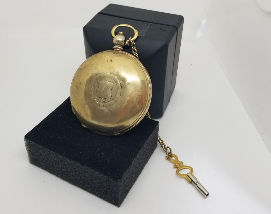 OSMANLI DÖNEMİ AVCI KASA GÜMÜŞ CEP SAATİ