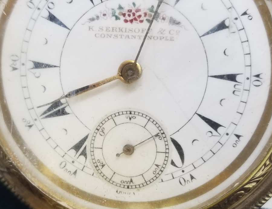 OSMANLI DÖNEMİ AVCI KASA GÜMÜŞ CEP SAATİ