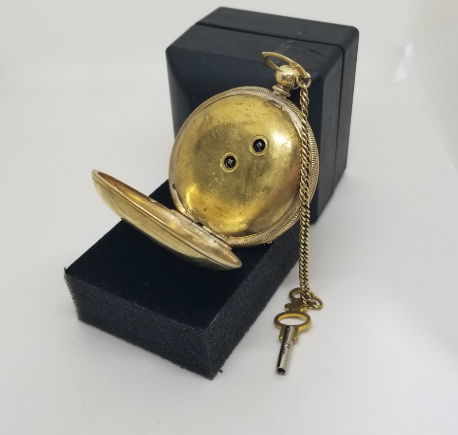 OSMANLI DÖNEMİ AVCI KASA GÜMÜŞ CEP SAATİ