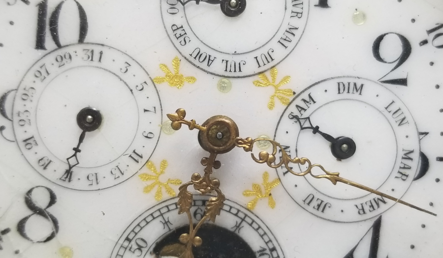 OSMANLI DÖNEMİ ÇOK NADİR DEV BOYDA NADİR MEHTAPLI CEP SAATİ