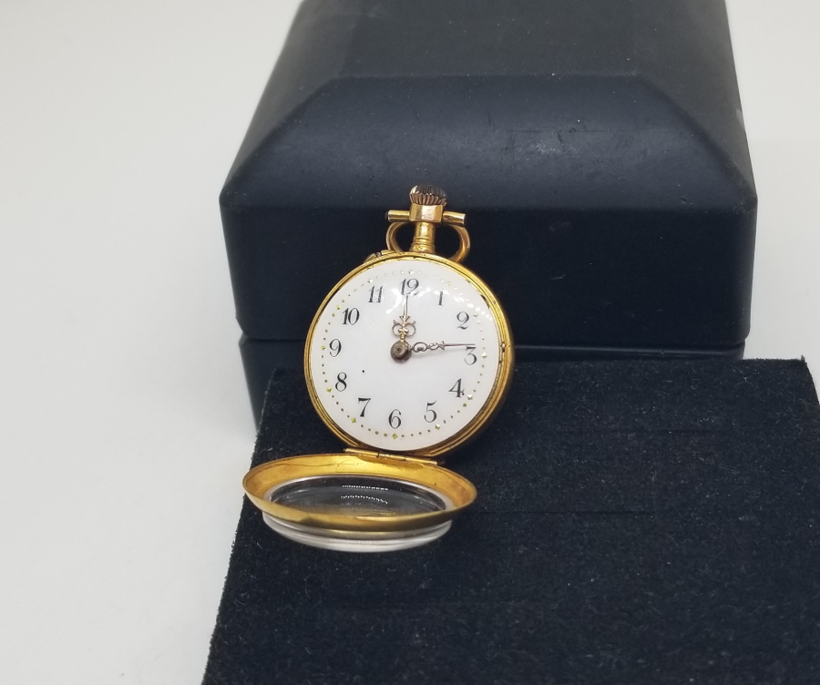 OSMANLI DÖNEMİ ELMAS TAŞLI ALTIN CEP SAATİ