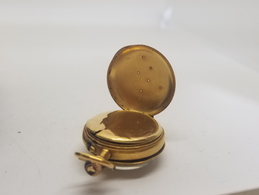 OSMANLI DÖNEMİ ELMAS TAŞLI ALTIN CEP SAATİ