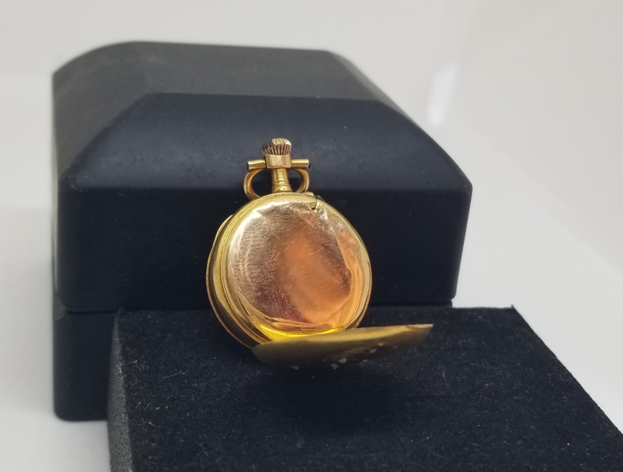 OSMANLI DÖNEMİ ELMAS TAŞLI ALTIN CEP SAATİ