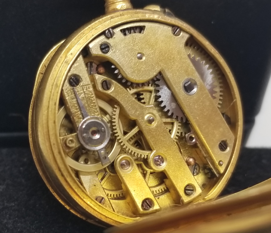 OSMANLI DÖNEMİ ELMAS TAŞLI ALTIN CEP SAATİ