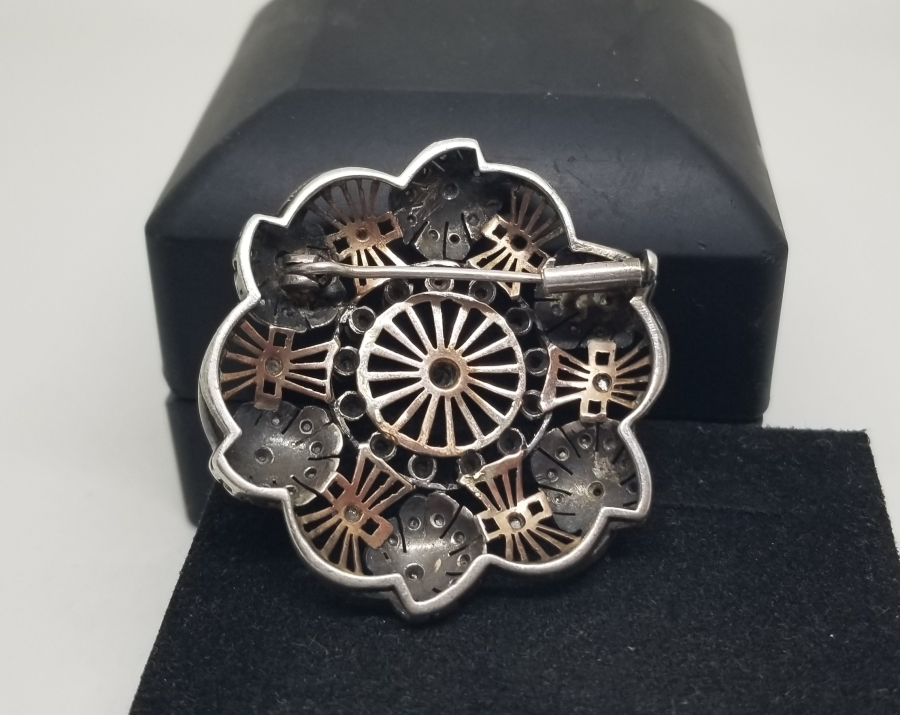 OSMANLI DÖNEMİ ELMAS TAŞLI BROŞ