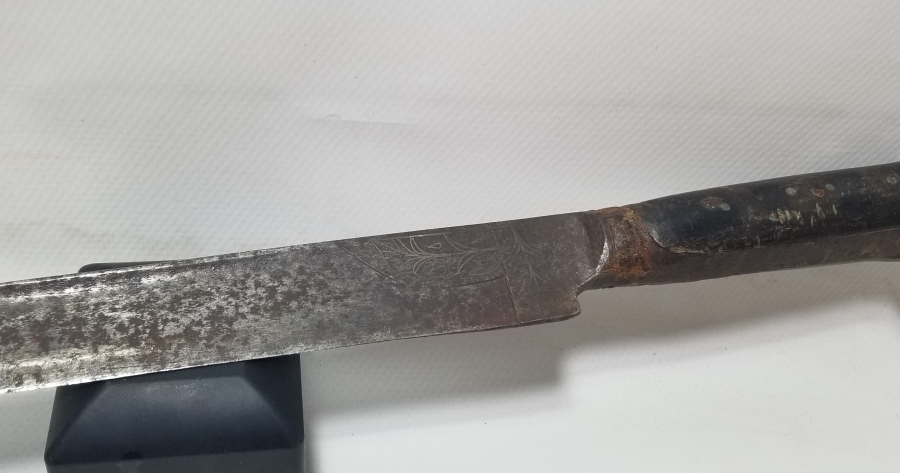 OSMANLI DÖNEMİ GÜMÜŞ ÇAKMA İŞÇİLİKLİ NADİR KEMANKEŞ KILICI - YATAĞANI