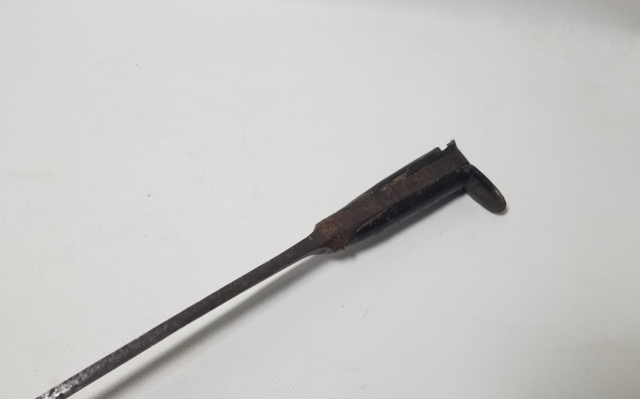 OSMANLI DÖNEMİ GÜMÜŞ ÇAKMA İŞÇİLİKLİ NADİR KEMANKEŞ KILICI - YATAĞANI