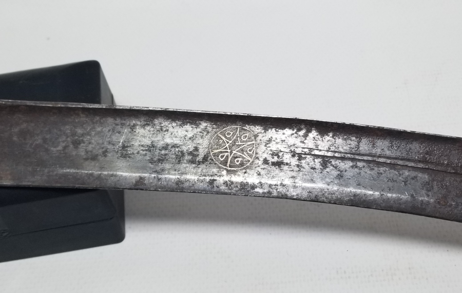 OSMANLI DÖNEMİ GÜMÜŞ ÇAKMA İŞÇİLİKLİ NADİR KEMANKEŞ KILICI - YATAĞANI