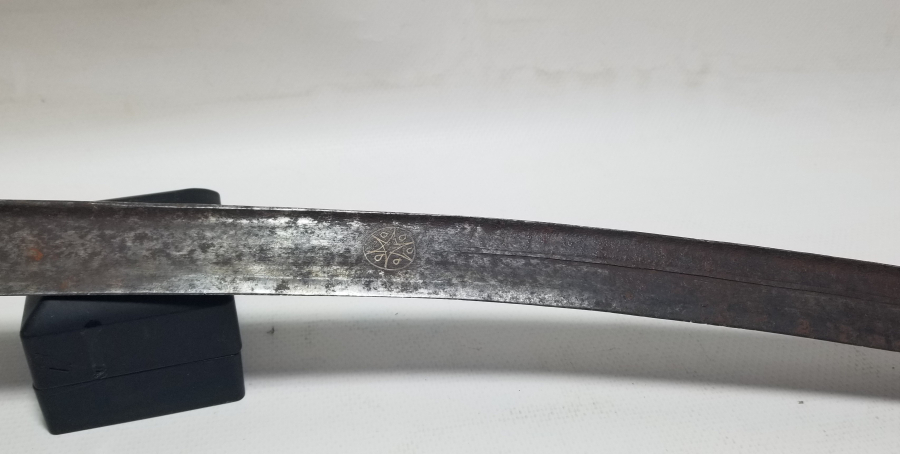 OSMANLI DÖNEMİ GÜMÜŞ ÇAKMA İŞÇİLİKLİ NADİR KEMANKEŞ KILICI - YATAĞANI