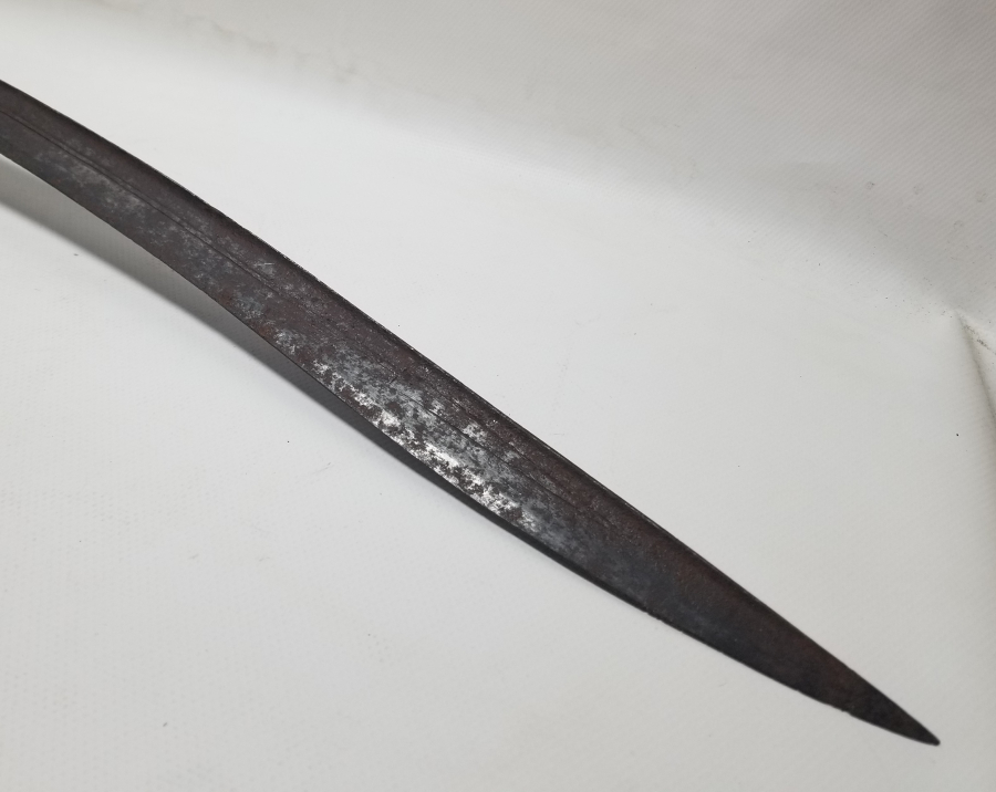 OSMANLI DÖNEMİ GÜMÜŞ ÇAKMA İŞÇİLİKLİ NADİR KEMANKEŞ KILICI - YATAĞANI