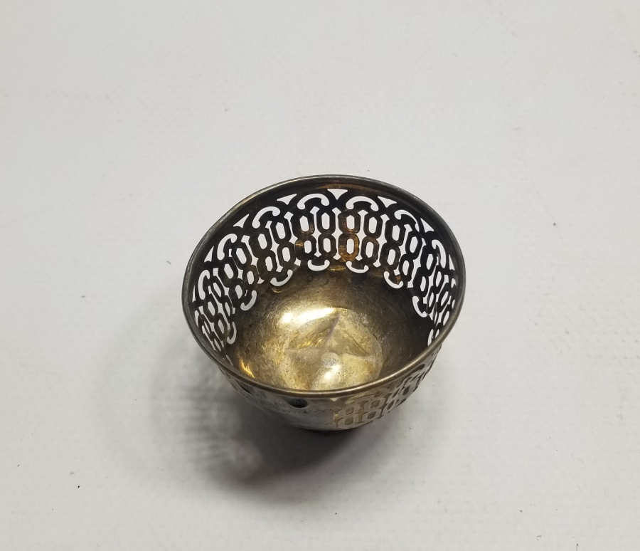 TESTERE VE KALEM İŞÇİLİKLİ OSMANLI DÖNEMİ GÜMÜŞ TUĞRALI FİNCAN ZARFI