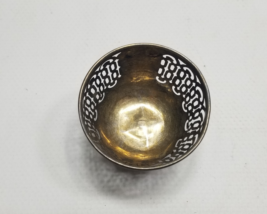 TESTERE VE KALEM İŞÇİLİKLİ OSMANLI DÖNEMİ GÜMÜŞ TUĞRALI FİNCAN ZARFI