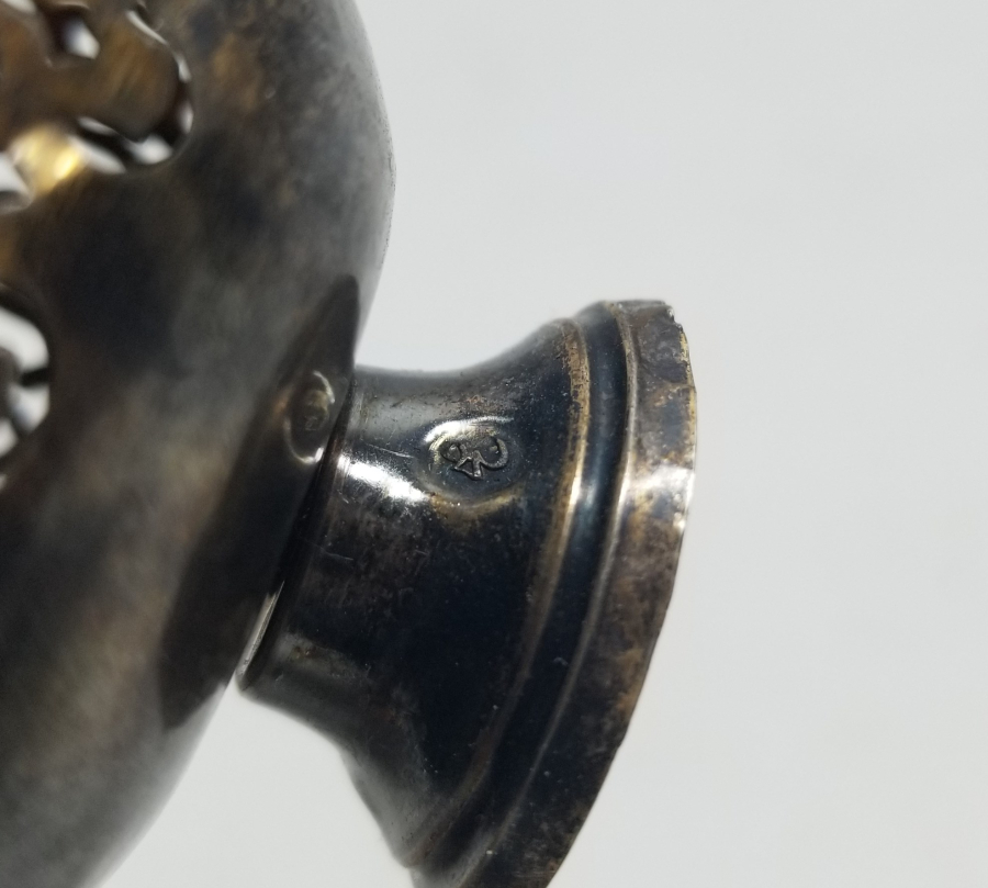 TESTERE VE KALEM İŞÇİLİKLİ OSMANLI DÖNEMİ GÜMÜŞ TUĞRALI FİNCAN ZARFI