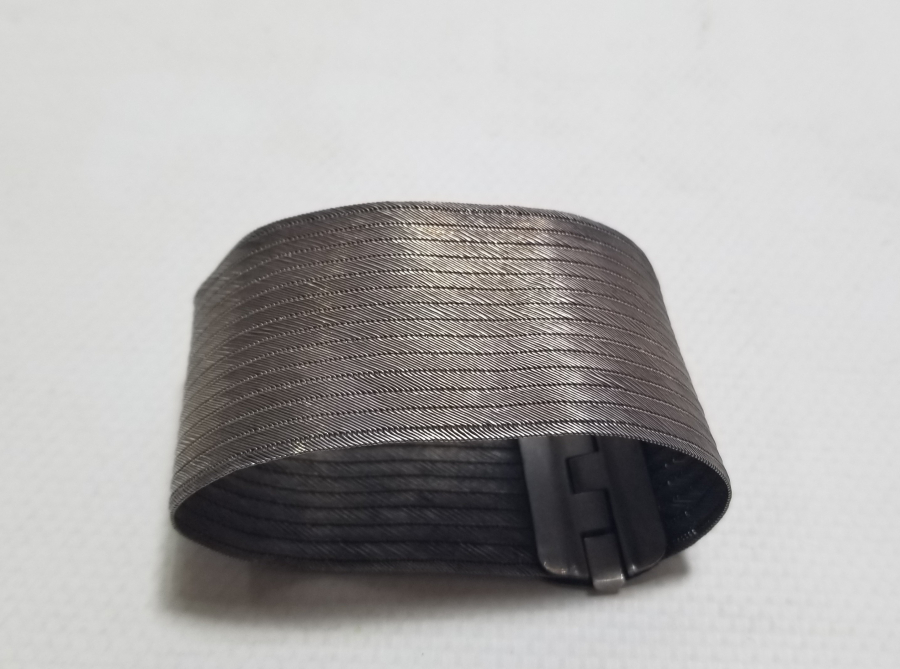 ÜZERİ KALEM İŞÇİLİKLİ OSMANLI DÖNEMİ TRABZON İŞİ HASIR ÖRME GELİN BİLEZİĞİ