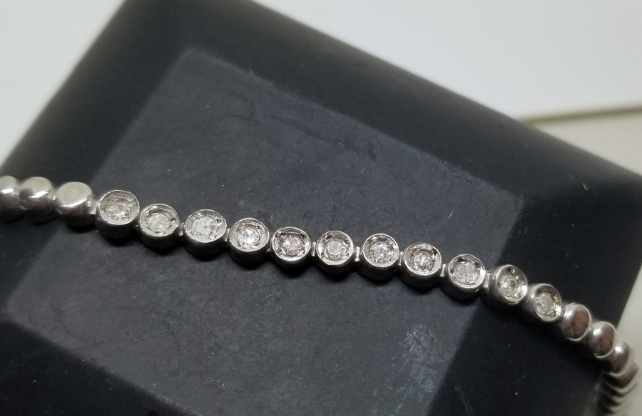 PIRLANTA TAŞLI ÖZEL YAPIM BİLEKLİK