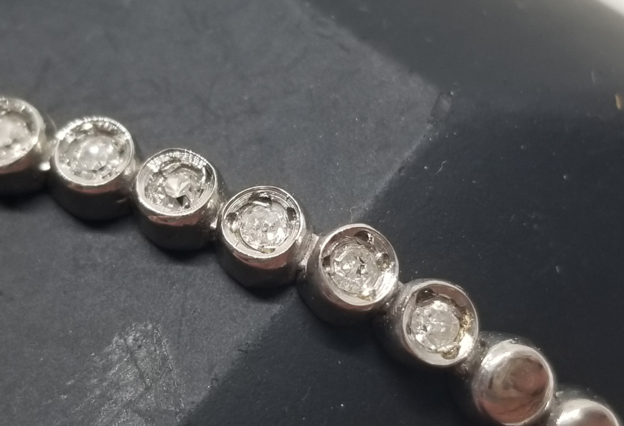 PIRLANTA TAŞLI ÖZEL YAPIM BİLEKLİK