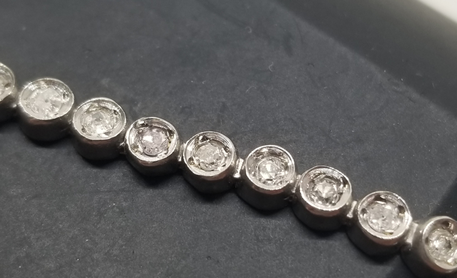 PIRLANTA TAŞLI ÖZEL YAPIM BİLEKLİK