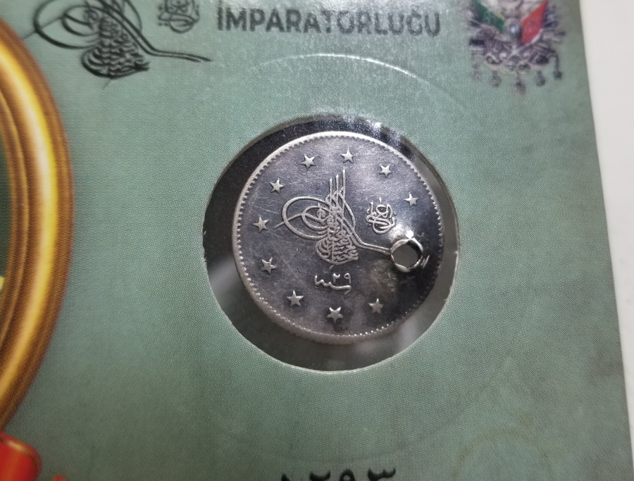 SULTAN ABDÜLHAMİD DÖNEMİ GÜMÜŞ 2 KURUŞ MECİDİYE