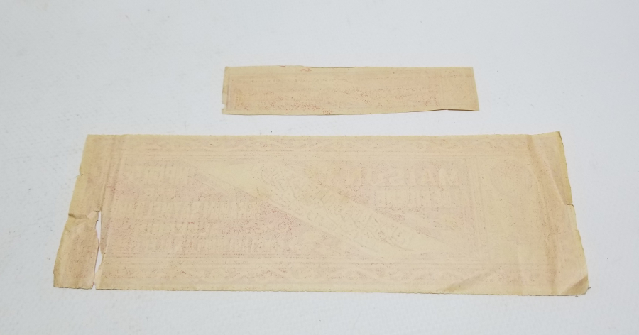 OSMANLI DÖNEMİ İKİ ADET NADİR ETİKET