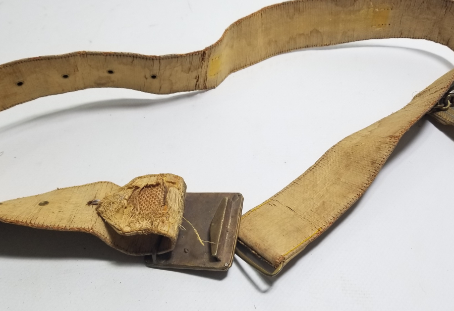 OSMANLI DÖNEMİ ORİJİNAL KEMER VE TOKASIYLA ERTUĞRUL ALAYLARI SUBAY KEMERİ