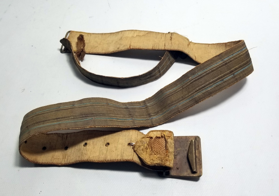 OSMANLI DÖNEMİ ORİJİNAL KEMER VE TOKASIYLA ERTUĞRUL ALAYLARI SUBAY KEMERİ