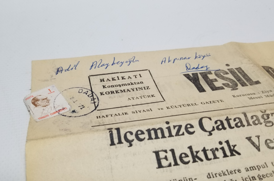 1971 TARİHLİ YEŞİL DADAY GAZETESİ