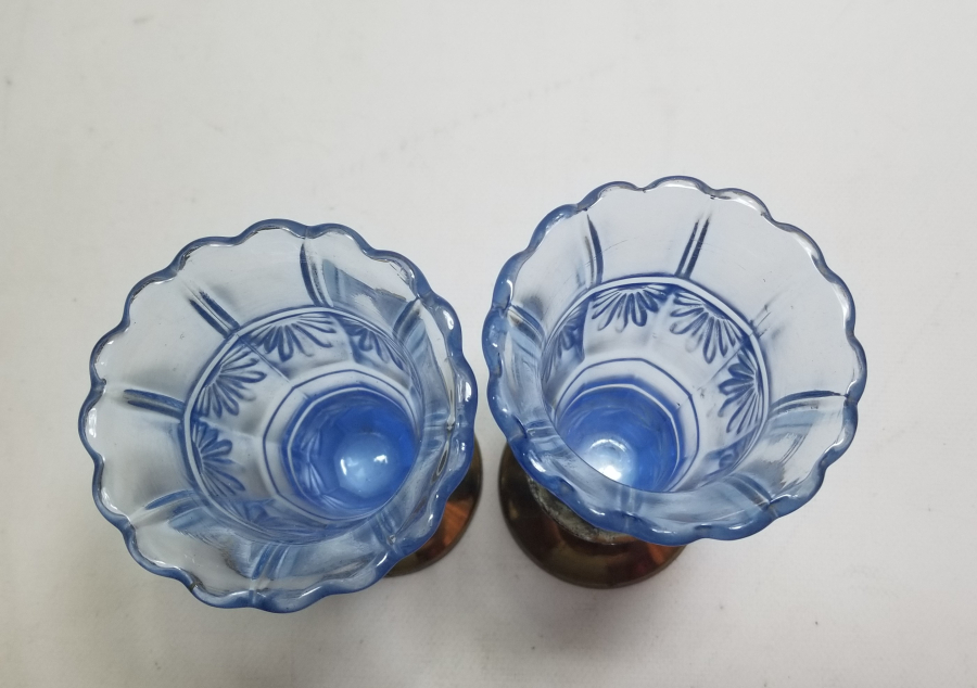 NADİR TİPTE ANTİKA ÇİFT ŞAMDAN