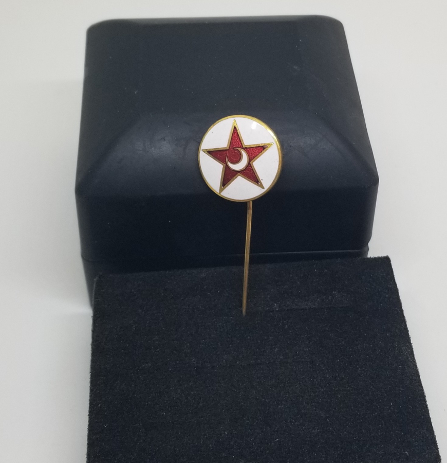 OSMANLI DÖNEMİ MİNE İŞÇİLİKLİ ÇOK NADİR HİMAYE-İ ETFAL ROZET