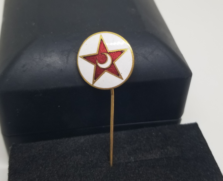 OSMANLI DÖNEMİ MİNE İŞÇİLİKLİ ÇOK NADİR HİMAYE-İ ETFAL ROZET