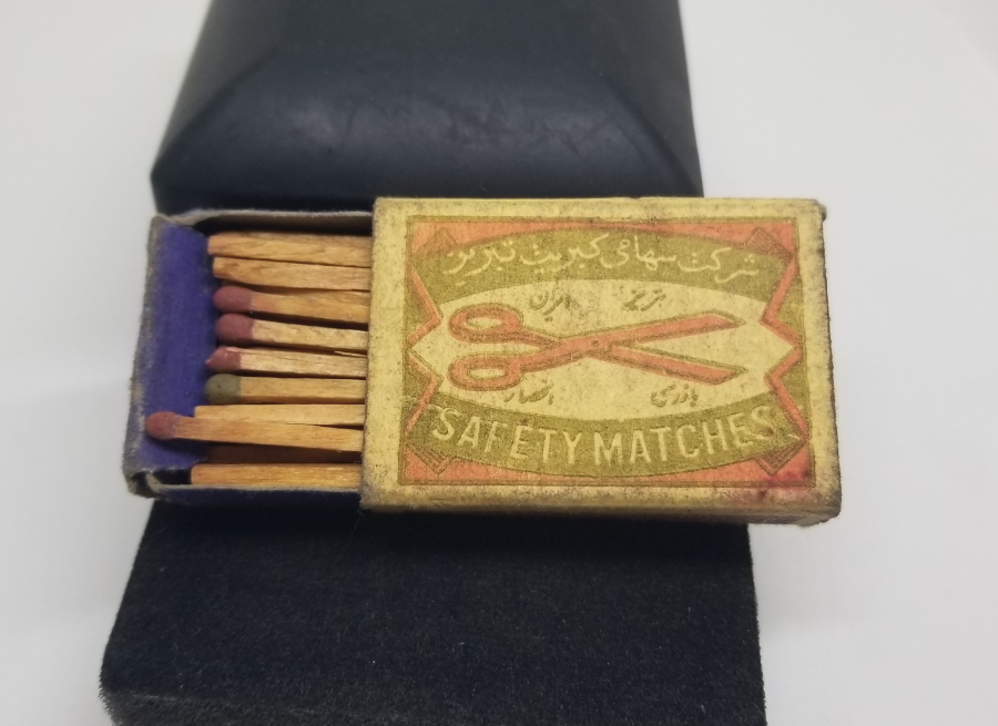 ÜZERİ OSMANLICA YAZILI İÇİ DOLU ÇOK NADİR OSMANLI DÖNEMİ KİBRİT