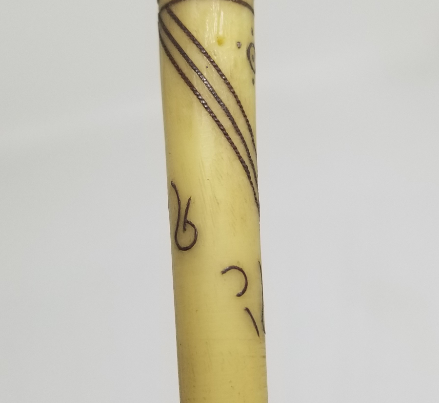 ÜZERİ OSMANLICA YAZILI VE AY YILDIZLI OSMANLI DÖNEMİ AFYON YAPIMI SİGARA AĞIZLIĞI