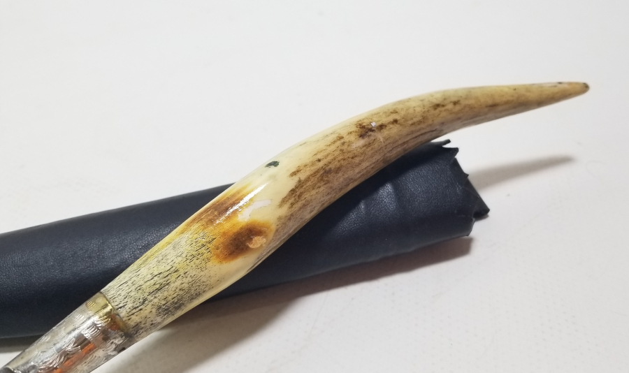 GEYİK BOYNUZU SAPLI EL YAPIMI KAMA