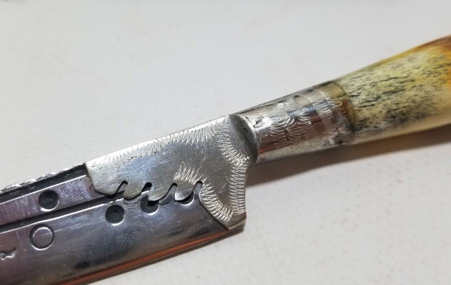 GEYİK BOYNUZU SAPLI EL YAPIMI KAMA