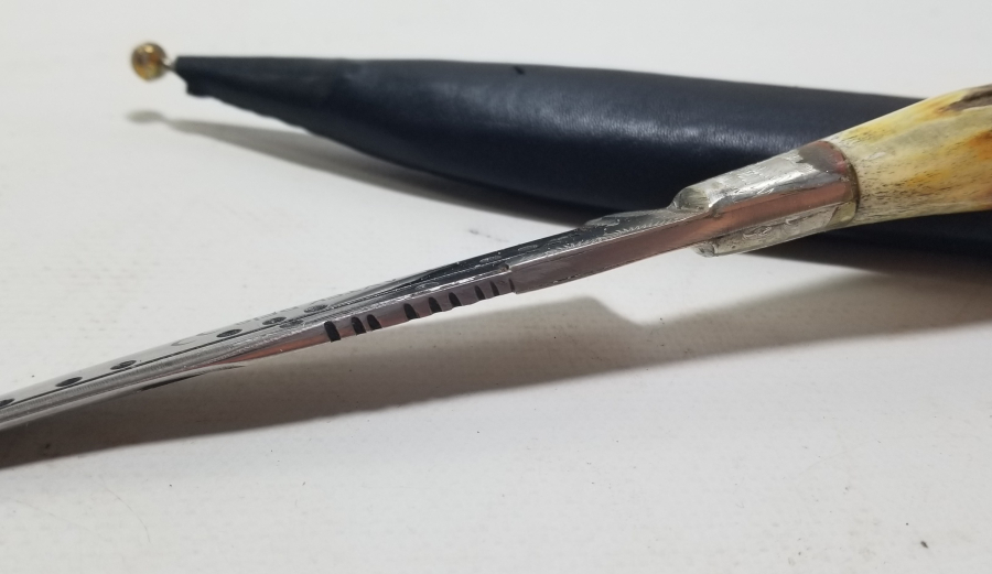 GEYİK BOYNUZU SAPLI EL YAPIMI KAMA