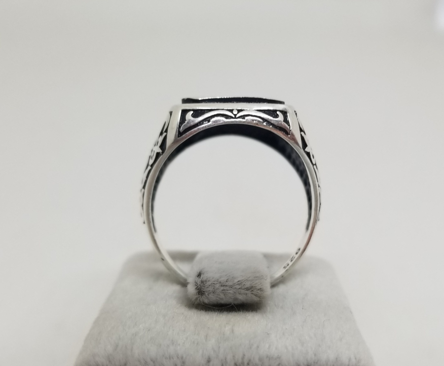 KABARTMA İŞÇİLİKLİ GÜMÜŞ YÜZÜK