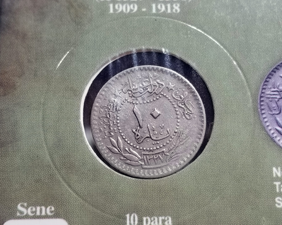 MEHMET REŞAT HAN DÖNEMİ KOLEKSİYONLUK NİKEL 10 PARA