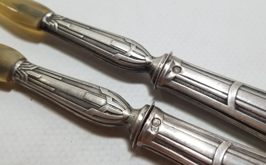 ORİJİNAL KUTUSUNDA BÜYÜK BOY ANTİKA SERVİS ÇATAL - KAŞIĞI