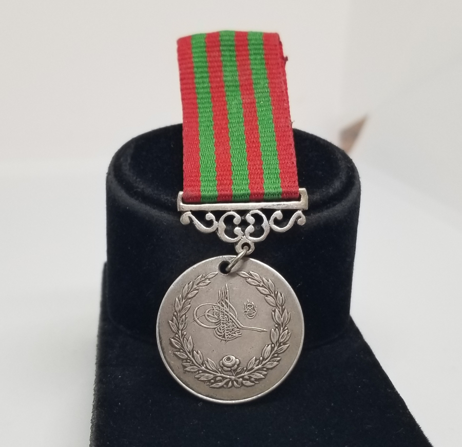 OSMANLI DÖNEMİ GÜMÜŞ YUNAN HARBİ MADALYASI